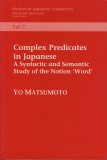 Complex Predicates in Japanese